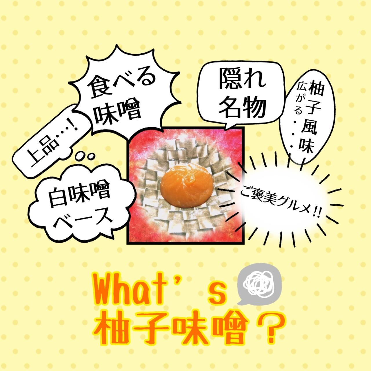 柚子味噌100g #食べる味噌 #デザート味噌