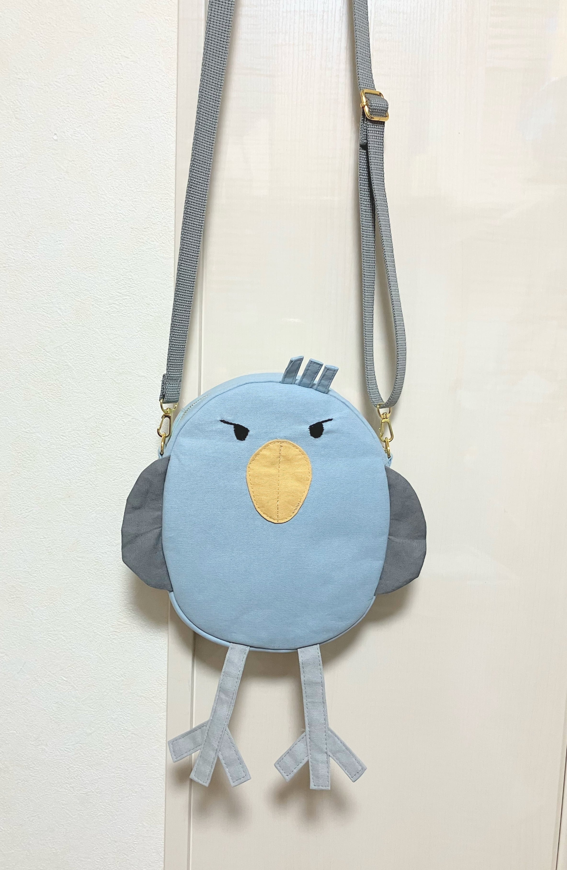 バニティポーチ ハシビロコウ｜とりさん工房ーかわいいハンドメイド