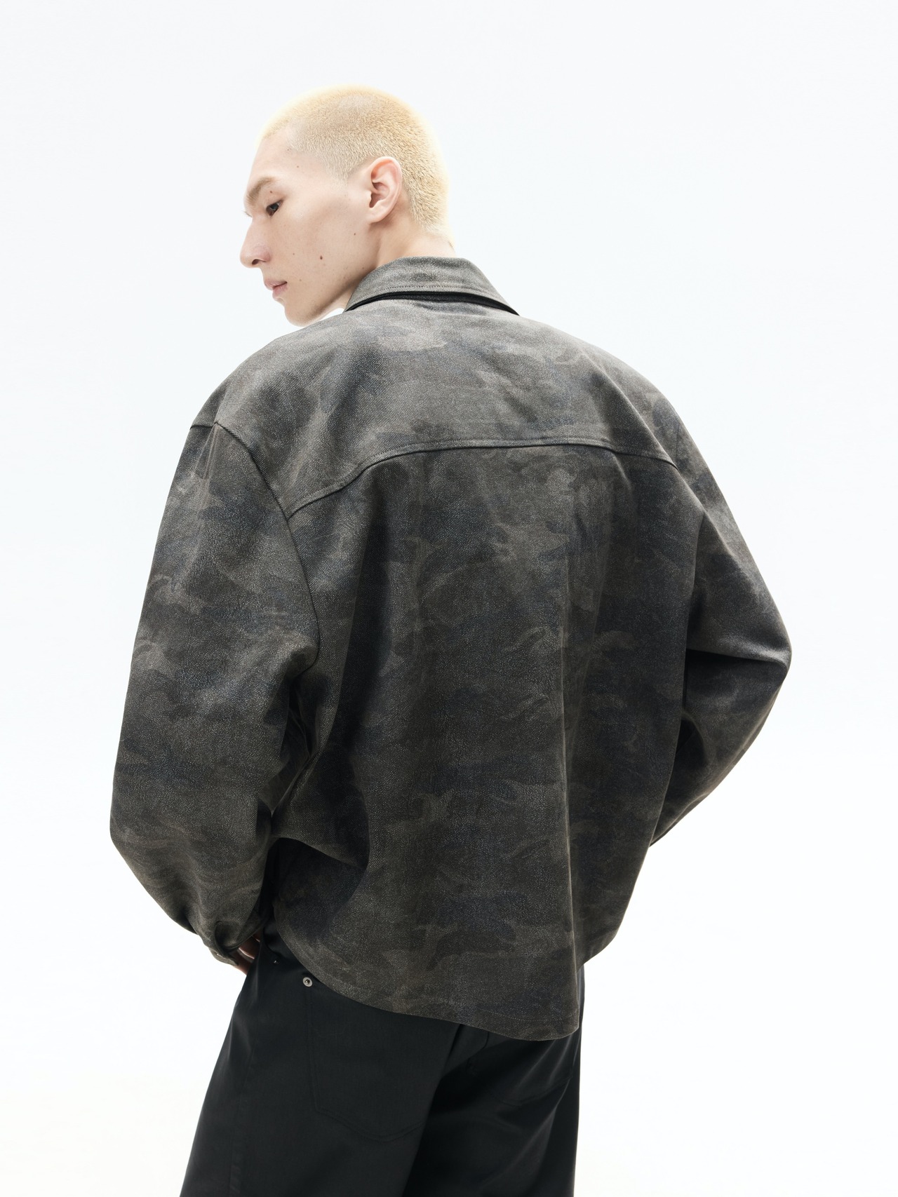 FRKM SCD 26SS ウォッシュ カモフラージュ ルーズシャツ