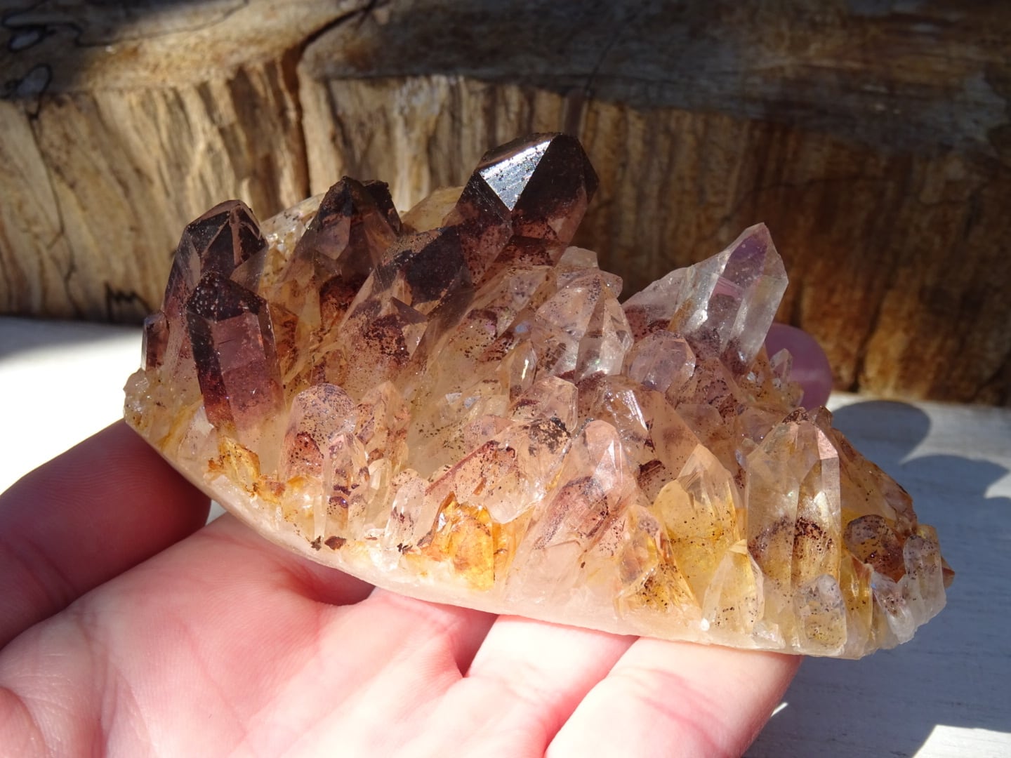 サンセットファントムクリスタル（クラスター） ~Sanctuary of Red