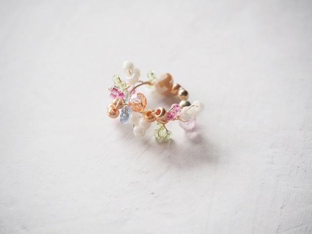 flower ear cuff(loli pop)