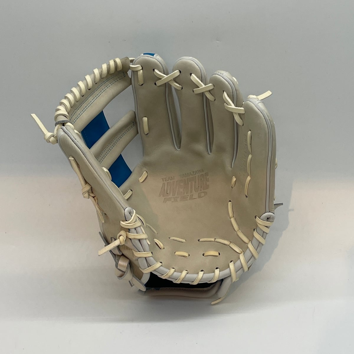 軟式】玉澤 内野手用グローブ TG-50AD型（本体：アイボリー×サックス
