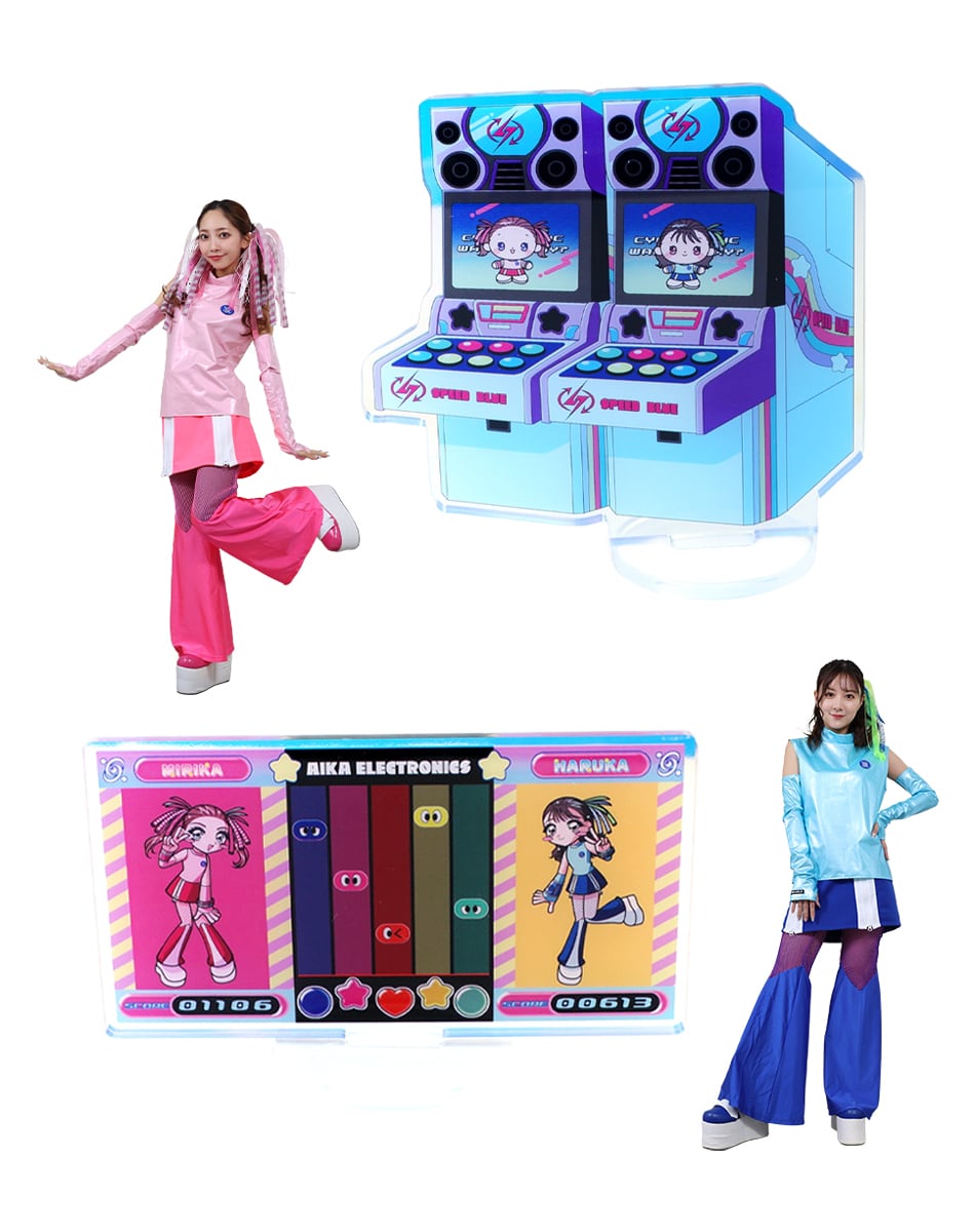 受注商品】HARUKA & MIRIKA アクリルスタンド [CYBER RURRY POPPIN'S