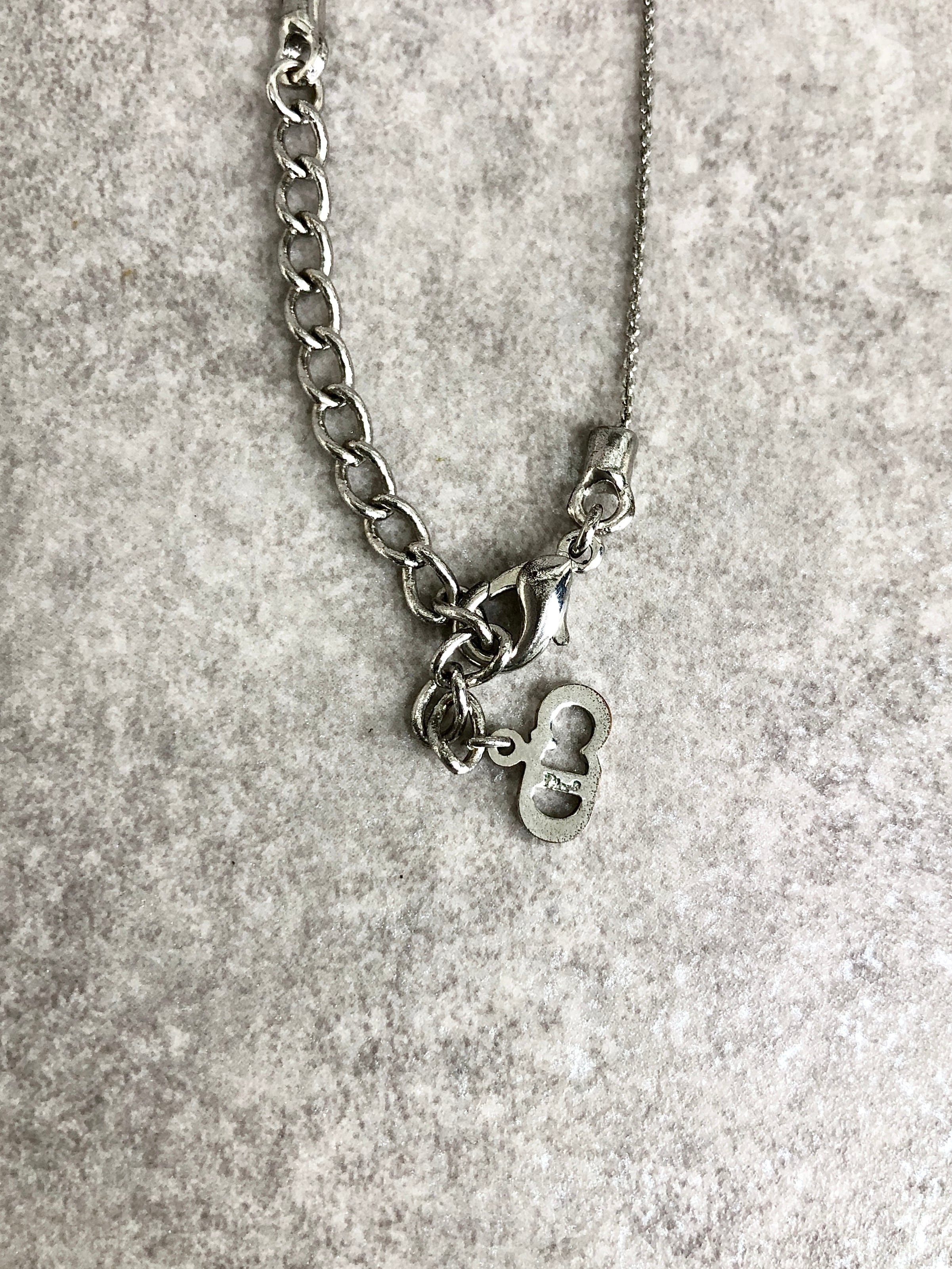 Christian Dior シルバー ネックレス CDロゴ ヴィンテージ Christian Dior クリスチャン ディオール ネックレス シルバー