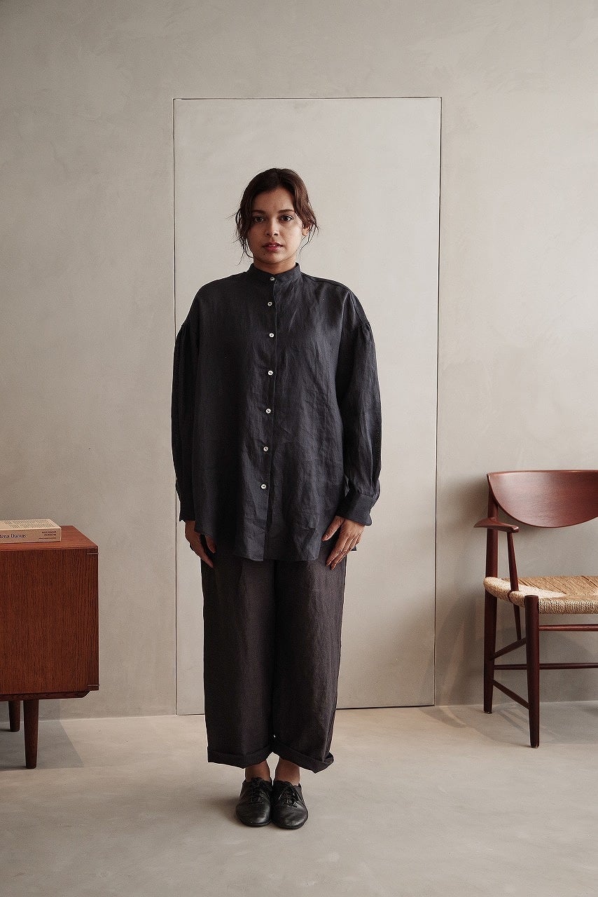 French Linen Balloon Shirt