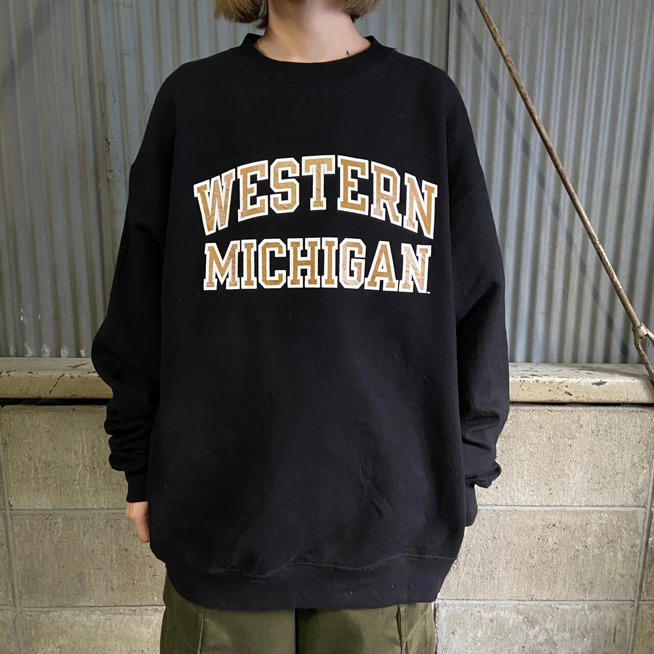 Champion チャンピオン WESTERN MICHIGAN カレッジロゴプリント