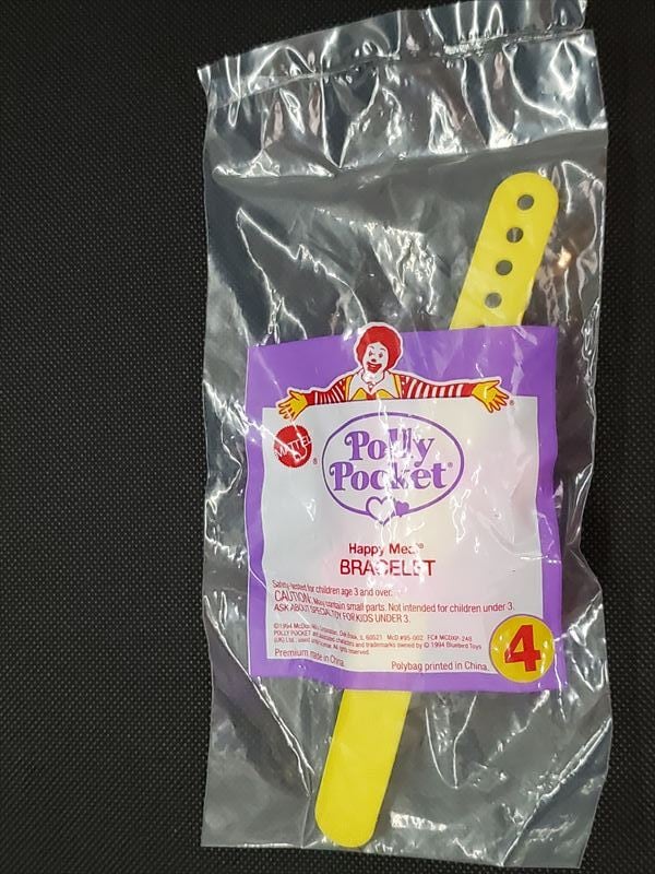 マクドナルド・ハッピーミールのブレスレット 1994年 新品未開封