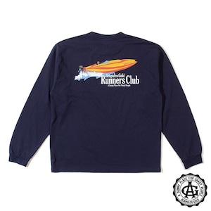 【ACAPULCO GOLD/アカプルコ ゴールド】RUNNERS CLUB LS TEE 長袖Tシャツ / NAVY