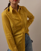 Yves Saint Laurent - Rive Gauche / Yellow Bib Shirt