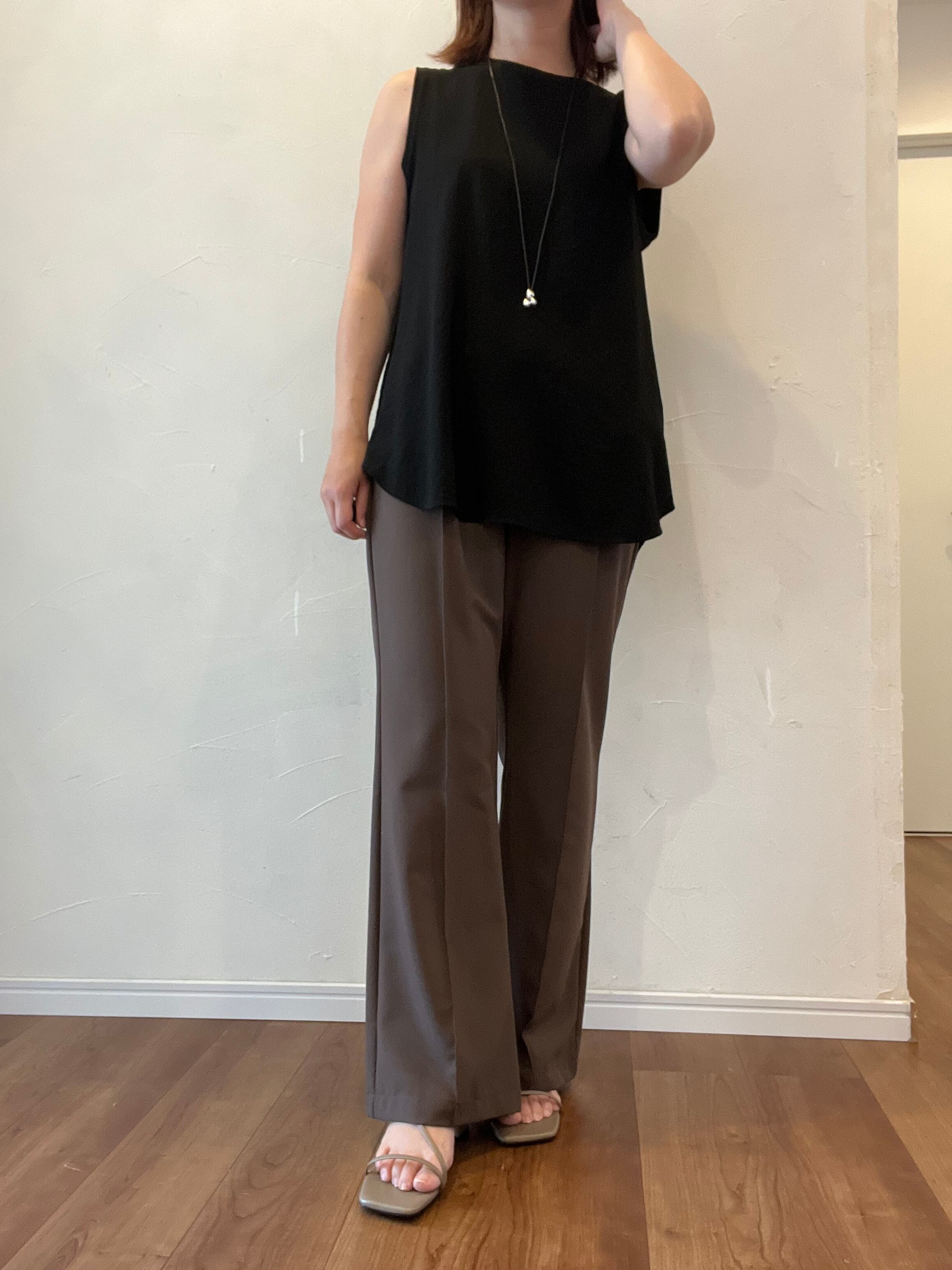 新色追加【dolly-sean/ヤマトドレス】ジョーゼットラウンドヘムタンクトップ　M8522