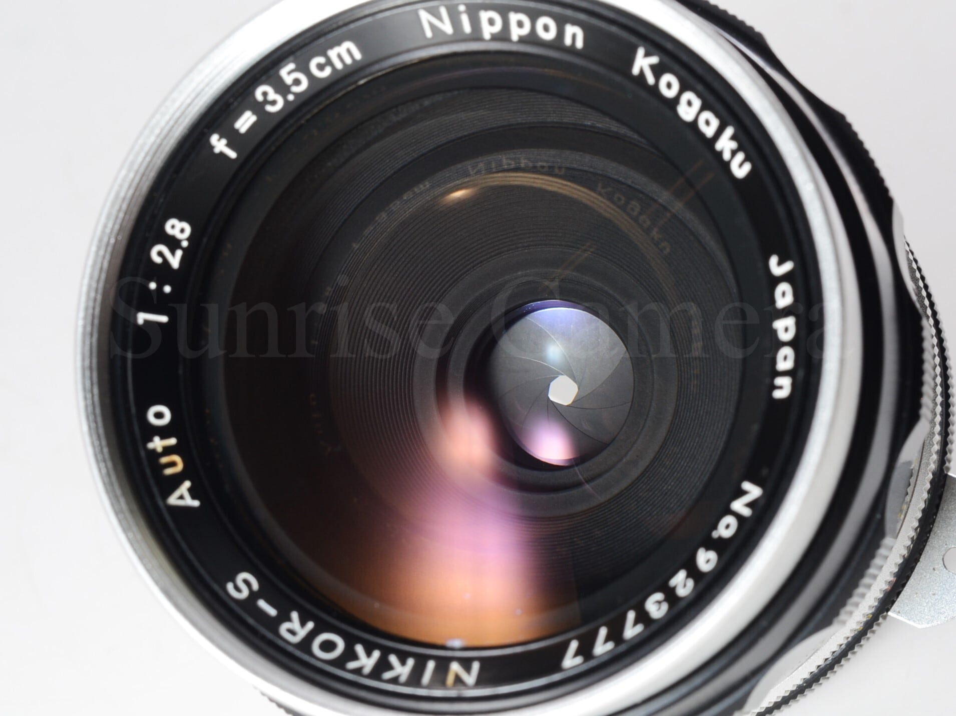 Nikon 非Ai NIKKOR-S Auto 3.5cm F2.8 PAT.PEND.刻印 ニコン（61496