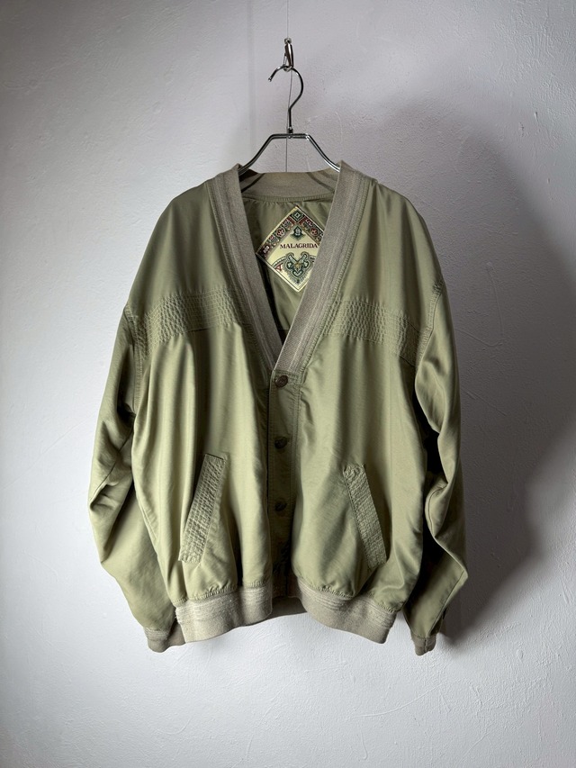 90s Italy made Design No Collar Blouson