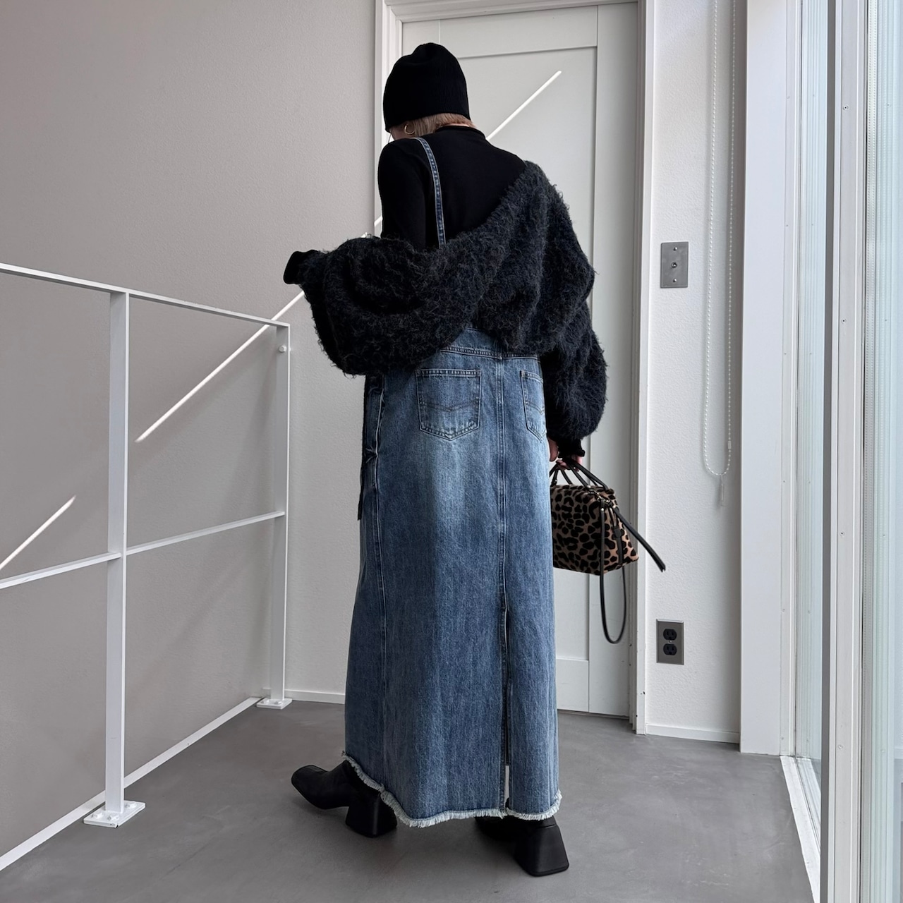 デニムキャミジャンパーSK/ブルー