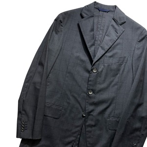 BELVEST plaid pattern “super 110’s” wool suits set-up