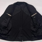 PS Paul Smith ポールスミス シャドーストライプ 背抜き 2B テーラードジャケット M/ブラック メンズ