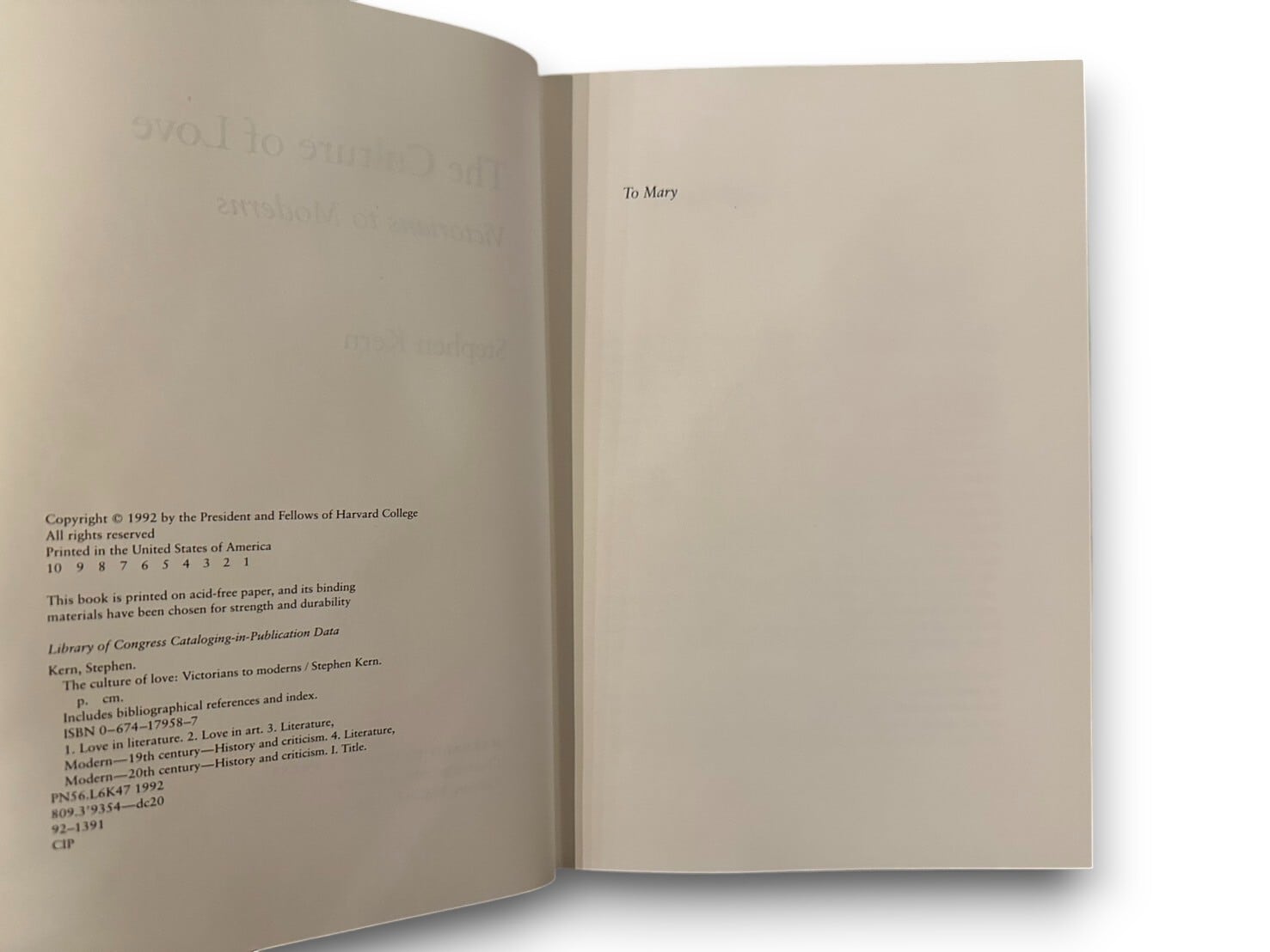 SL369】【FIRST EDITION】 The Culture of Love: Victorians to