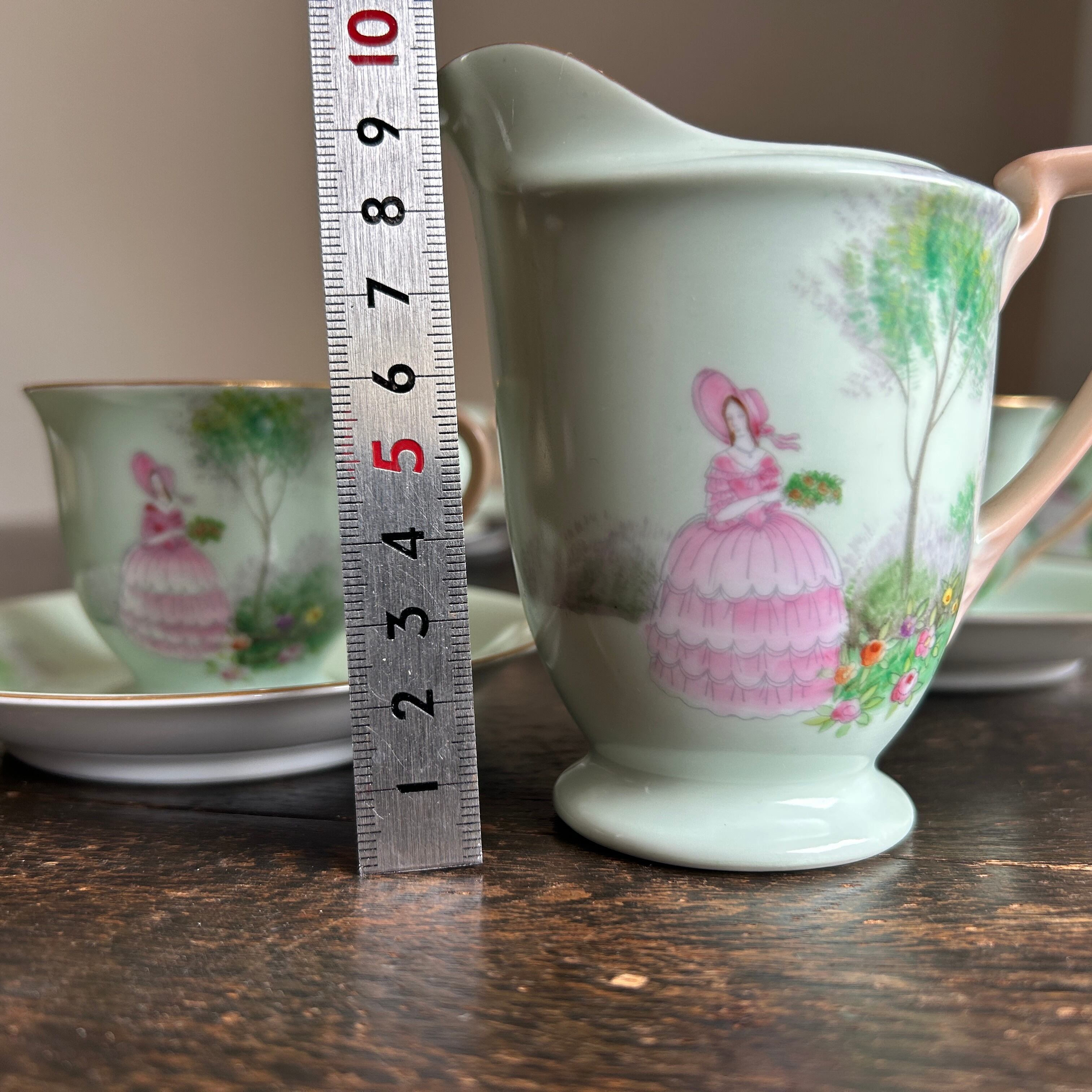 希少品 オールド ねじ込む レノックス デミタスカップ 2客セット 20 