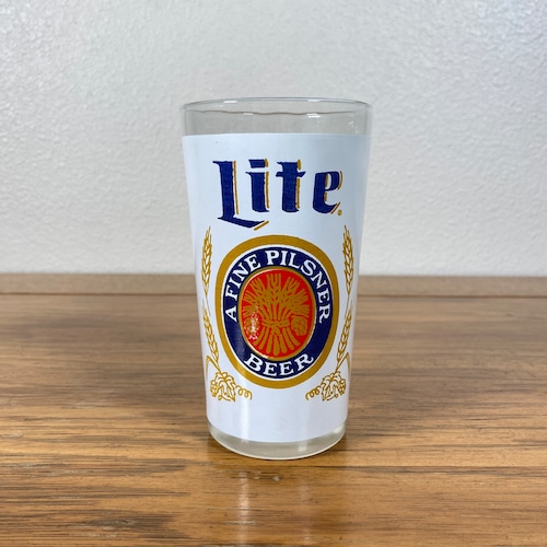 #1034 アメリカ ヴィンテージ ミラーライト Miller Lite グラス コップ