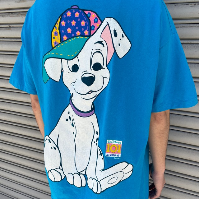 90s 101匹わんちゃん　ダルメシアンTシャツ　L ディズニーオフィシャル