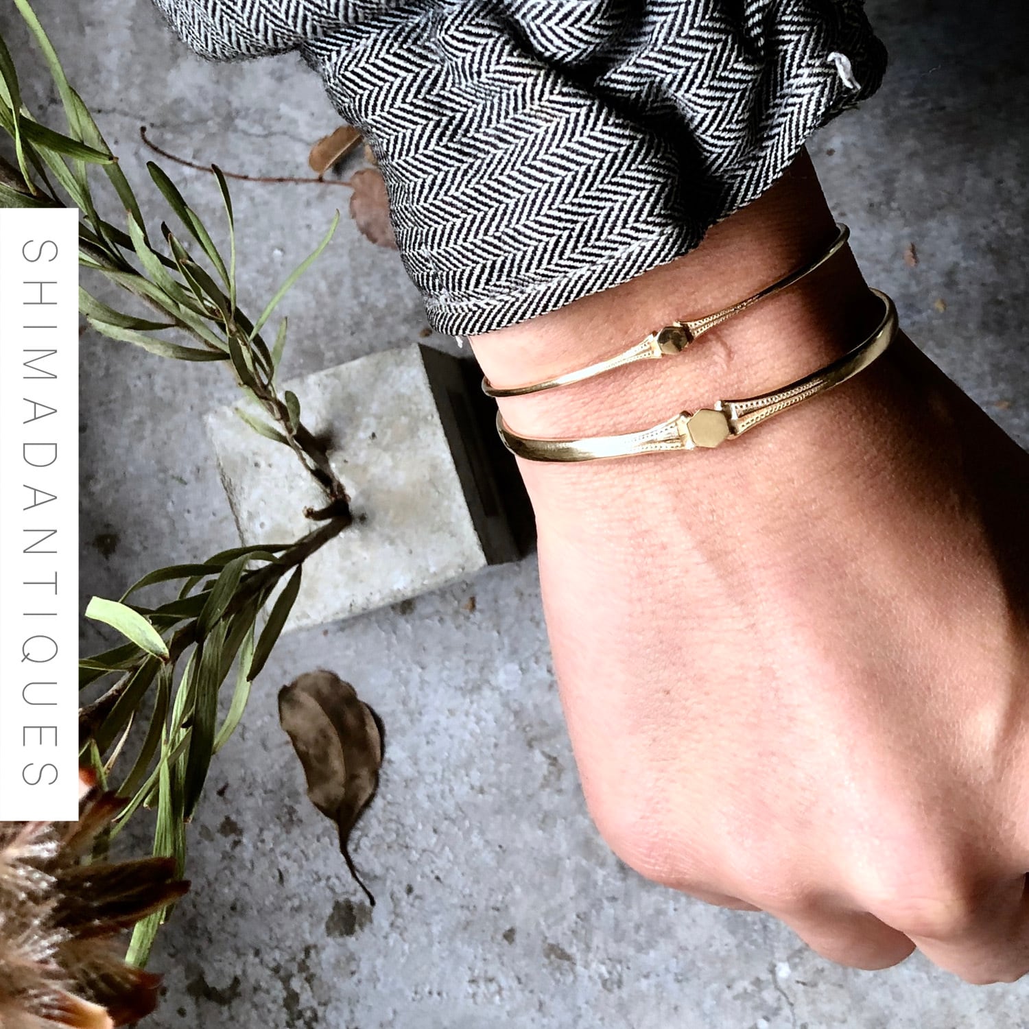 Baby Bangle・Medium／K18 | SHIMADANTIQUES
