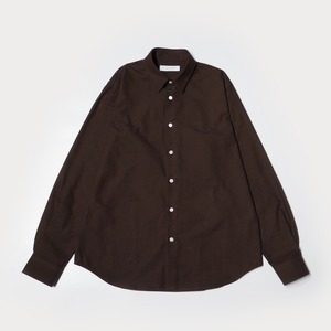 ( BROWN ) CLASSIC FLANNEL SHIRT