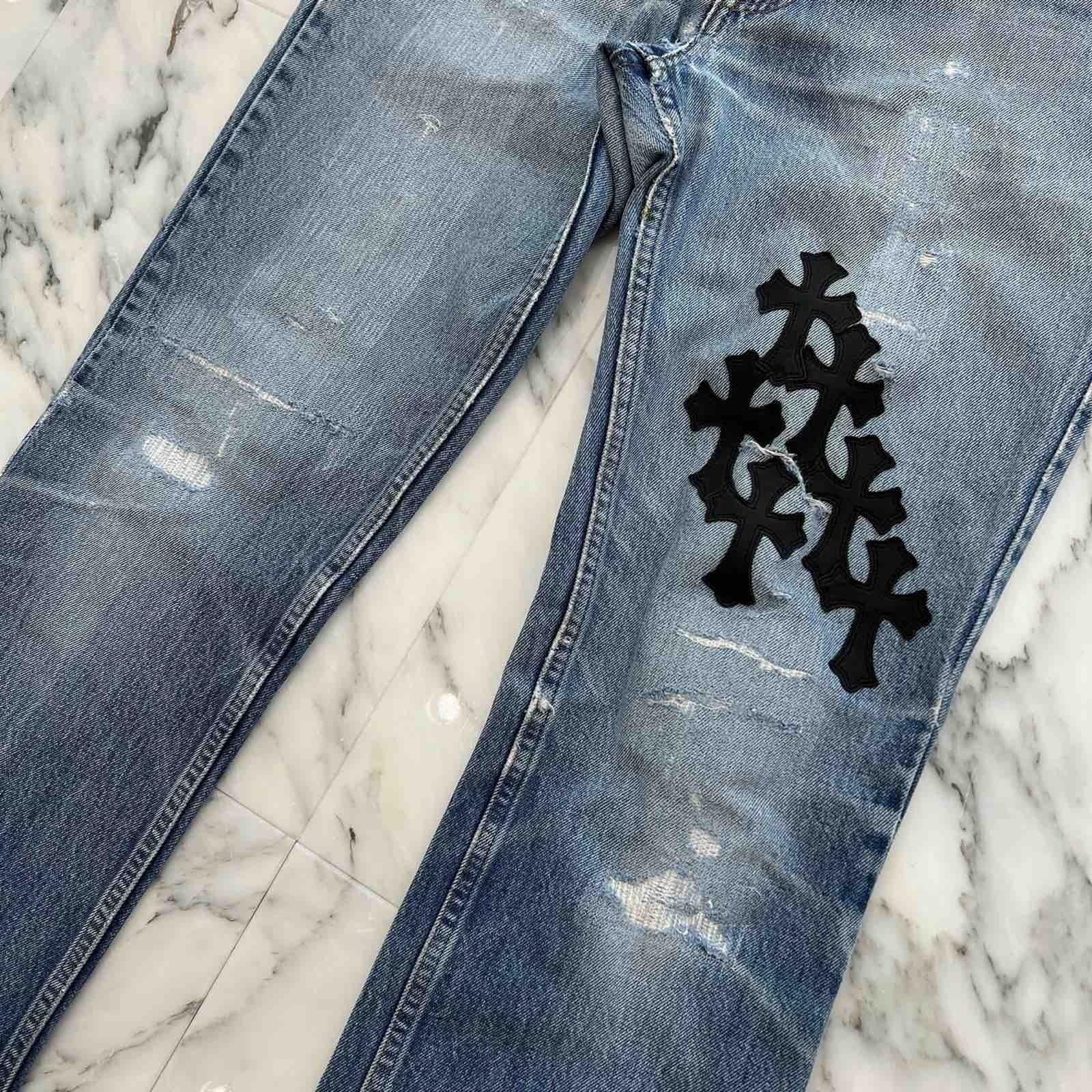 CHROME HEARTS クロムハーツ × リーバイス ヴィンテージ クロスレザー