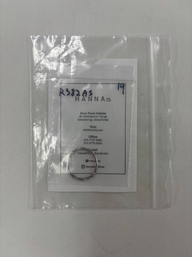 HANNA543 R382 Ring Antique Silver925 19cm