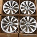 21インチTスタイルスタッガー ホイール テスラモデル S ハイパーシルバー 21x8.5 21x 9 適合 LI-2302
