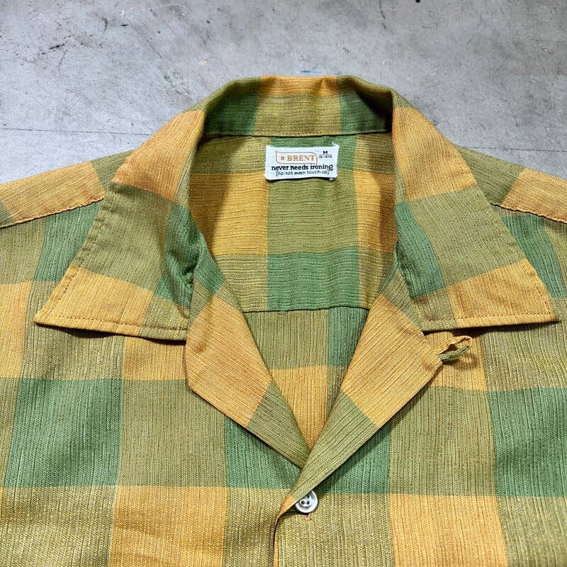 60s-70s MONTGOMERY WARD  オンブレチェックシャツ