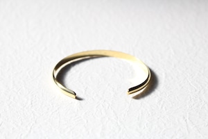 "receiving mode" simple bangle 【gold】L