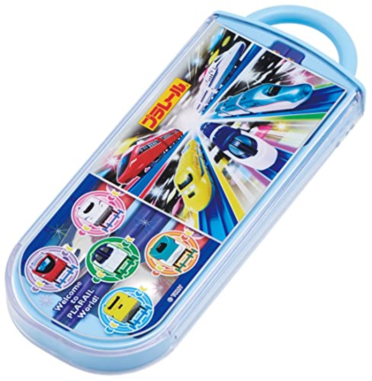 スケーター(Skater) トリオセット 箸 スプーン フォーク プラレール 23 子供用 抗菌 日本製 TACC2AG-A