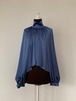 New!!  Bouffant sleeve tops/ Saxe blue (2021 New collection)