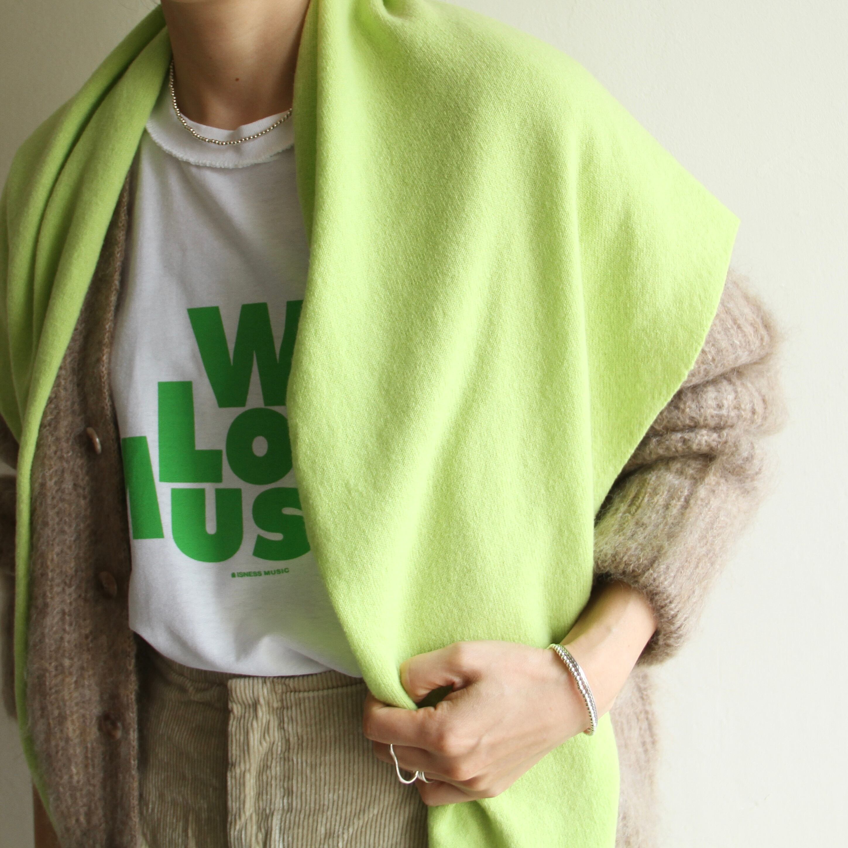 PHEENY【 womens 】wool knit triangle scarf | Terminal