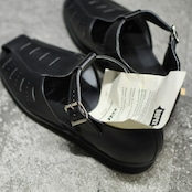 dead stock czech military gurkha sandal black