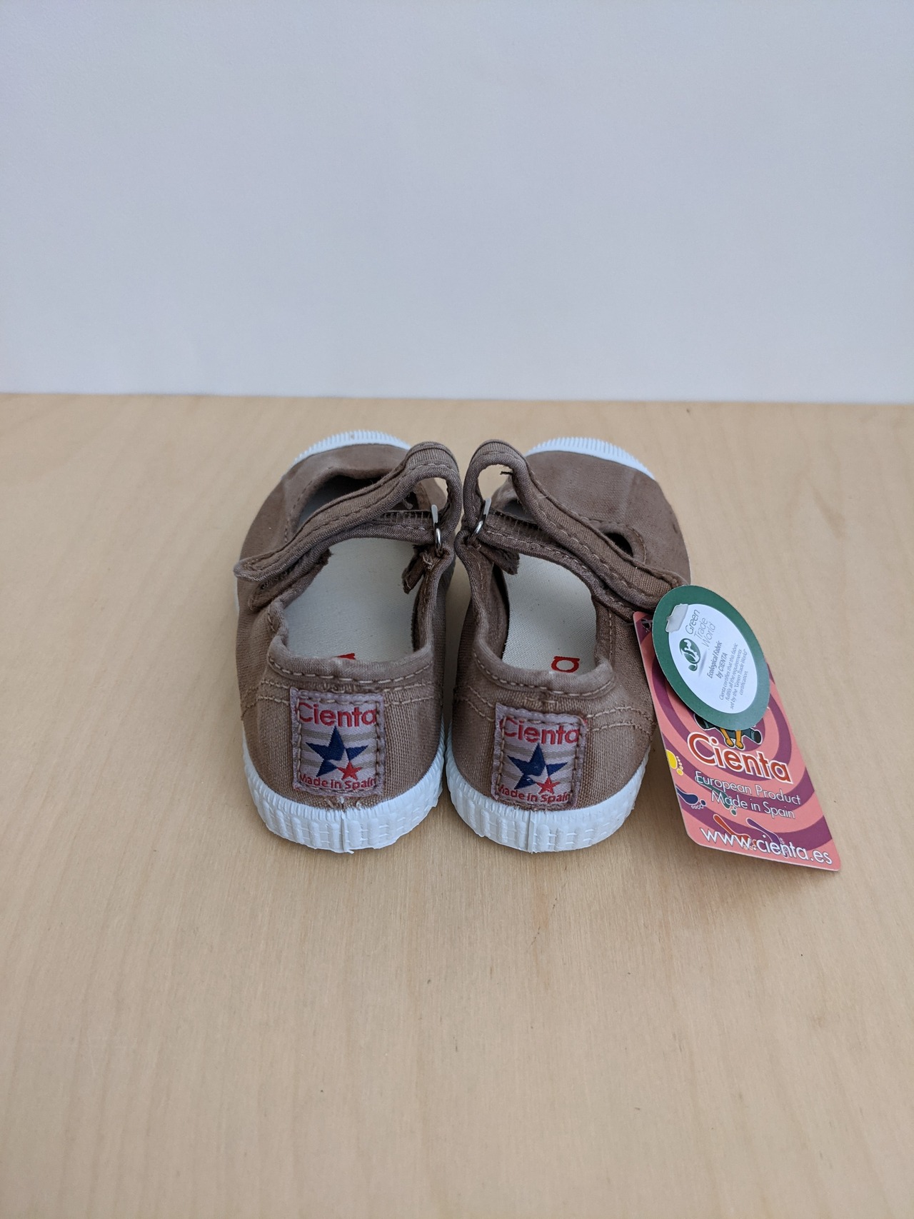 One Strap Deck Shoes (むら染めBeige)  / Cienta