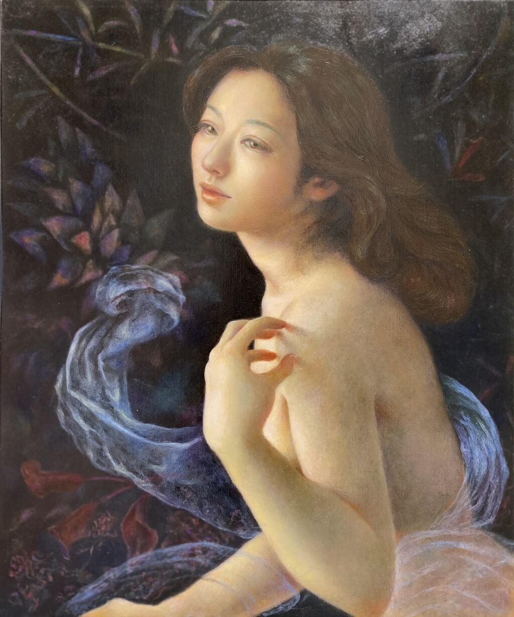 Deep Purple 《油彩画》 | 葵風紗公式オンラインショップ