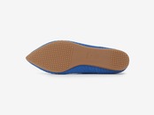 pointed-RECTANGULAR / METALLIC BLUE