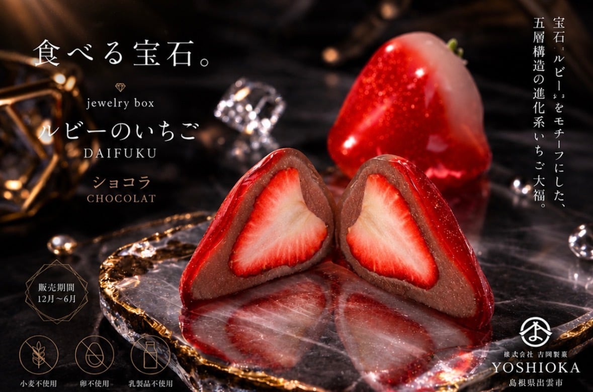jewelry boxフルーツ大福 | 【公式】ルビーのいちごの吉岡製菓