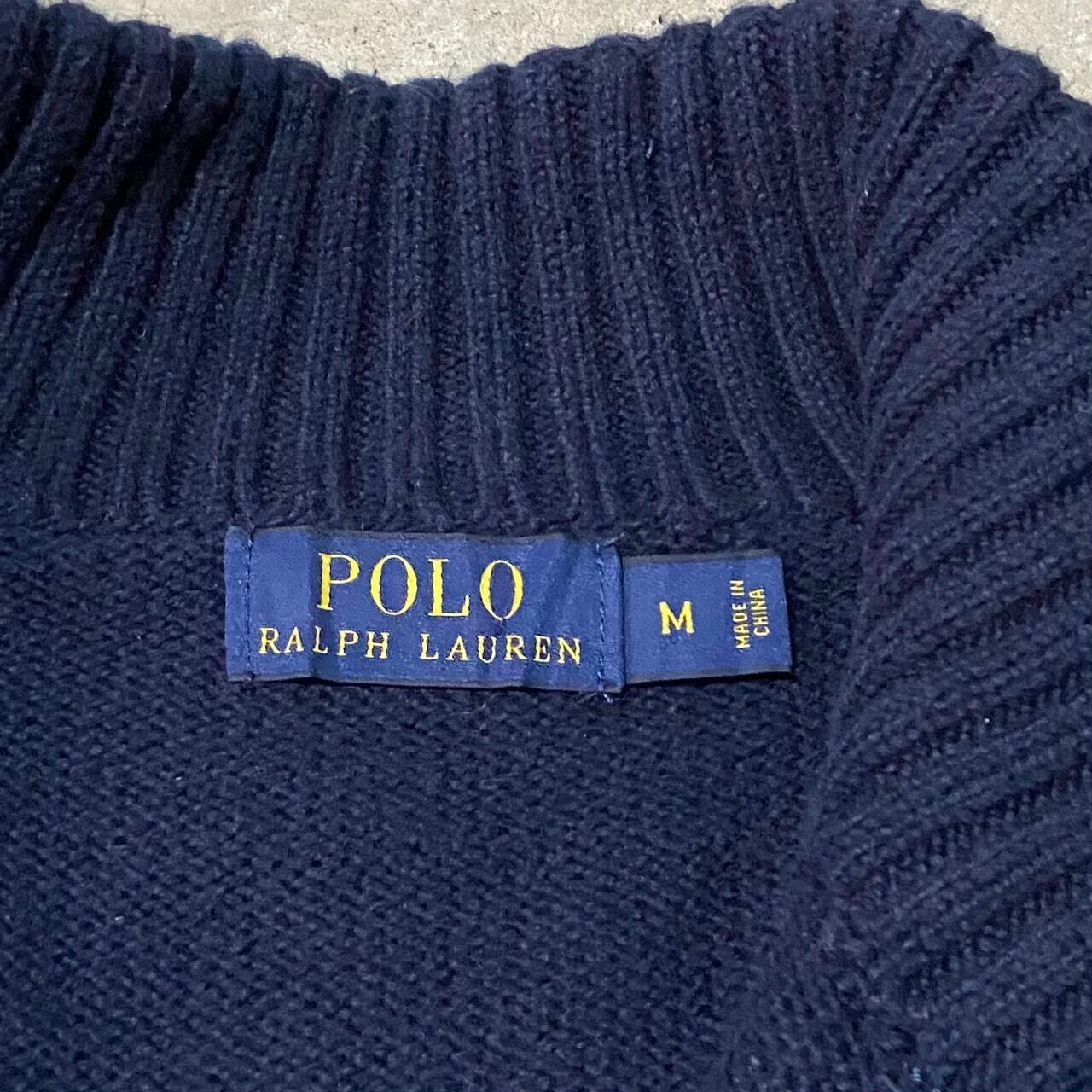 Polo Ralph Lauren ポロラルフローレン ハーフジップ コットンニット 