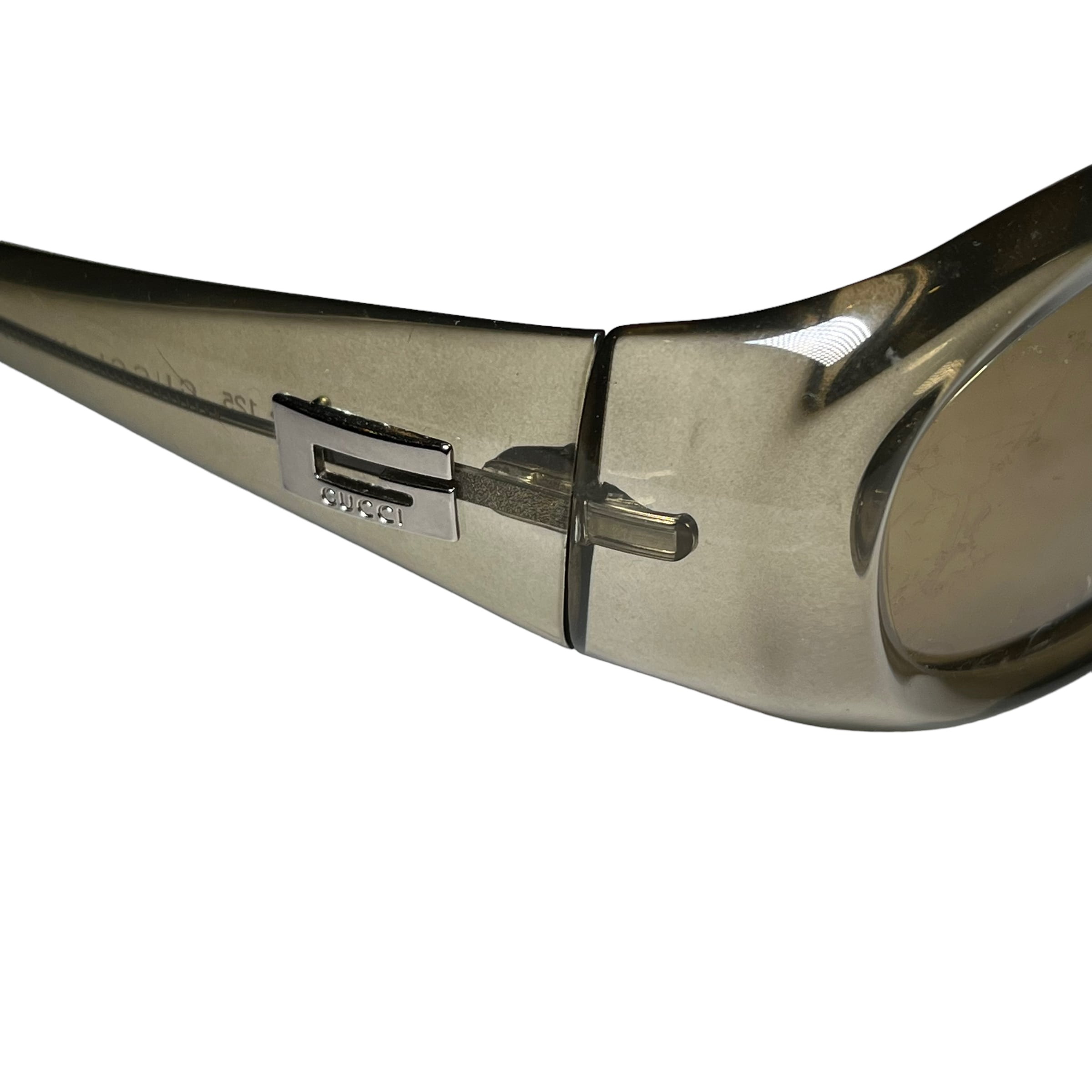 GUCCI clear frame glasses 