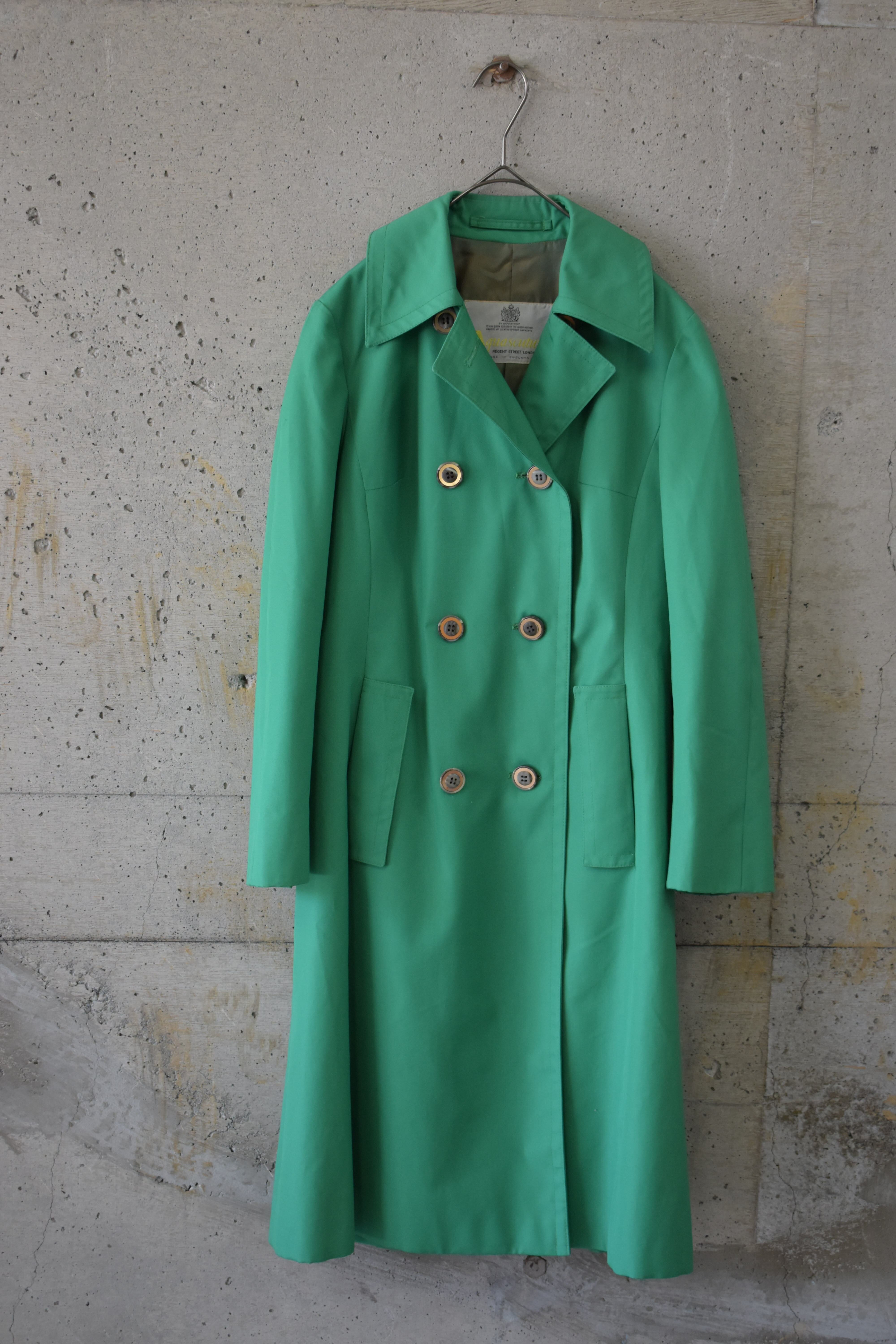 green coat