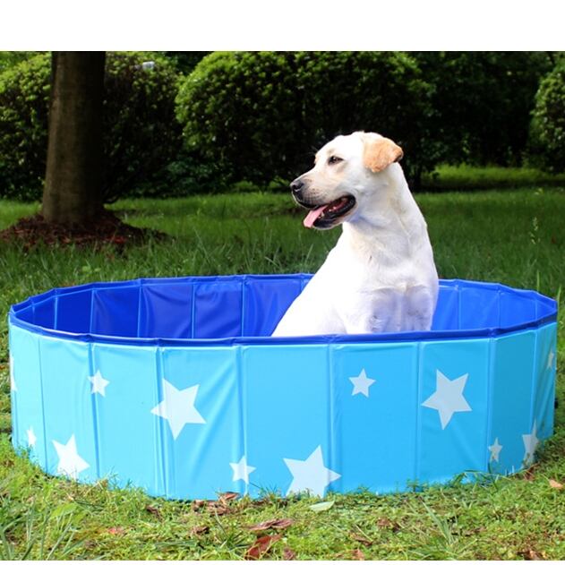 犬プール ペット用バスグッズ プール 子供用 ペット用 直径120ｘ高さ30cm