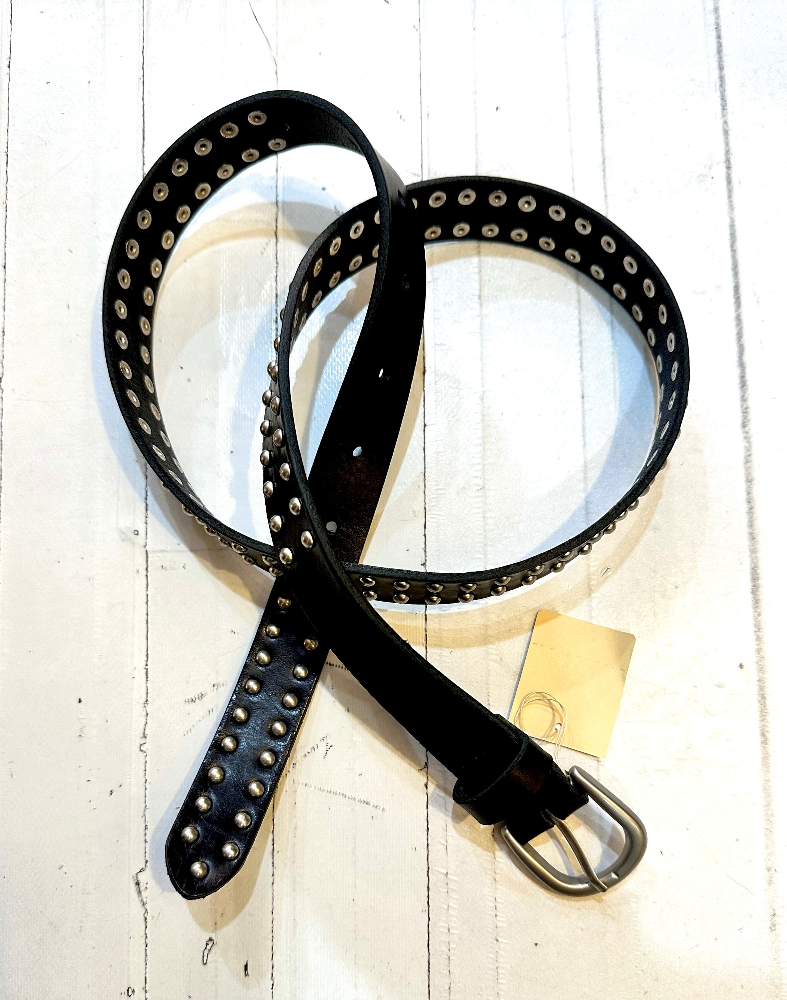 y2k スタッズベルト メタルブラック アメカジ 古着 グランジ wb37 | Pay ID