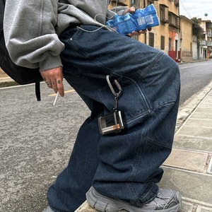 グレーブルーウォッシュワークデニム　1085