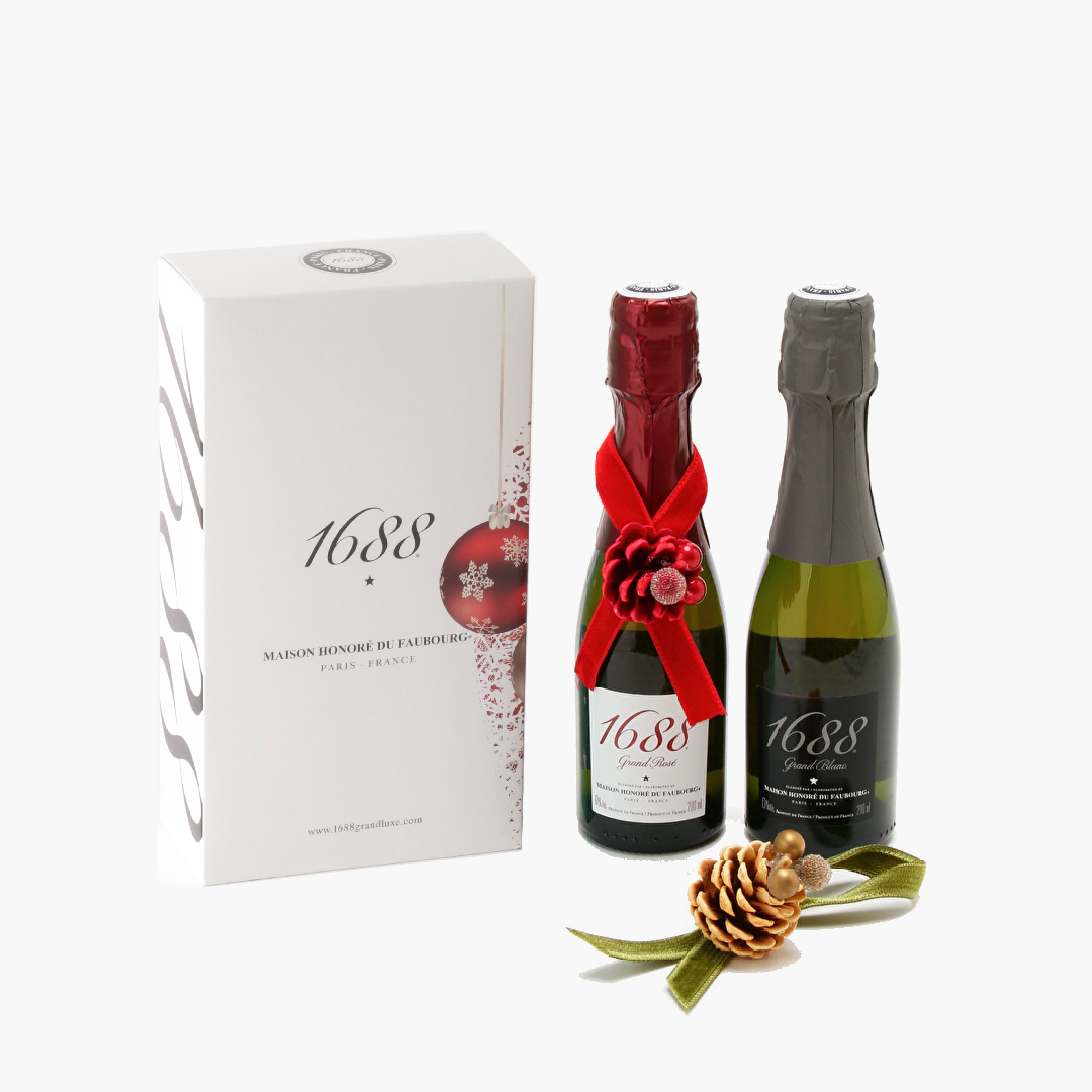 1688 Grand Rosé & Blanc フランス製ノンアルコールスパークリング