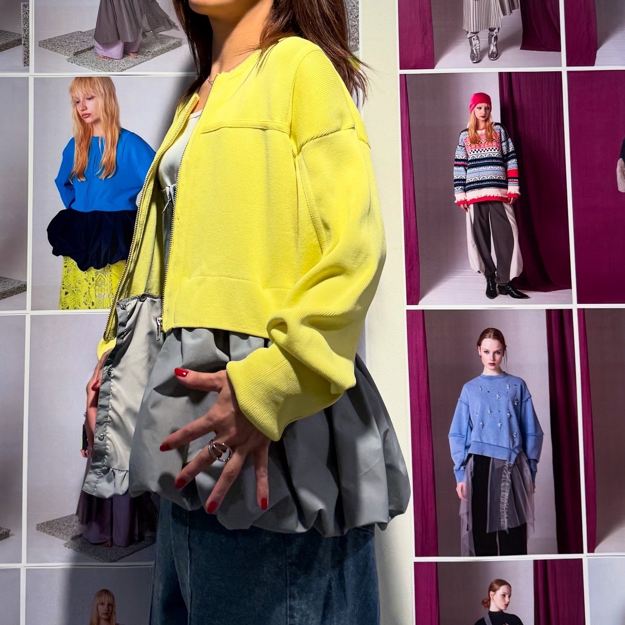 アウラアイラ AULA AILA 2WAY BALLOON KNIT