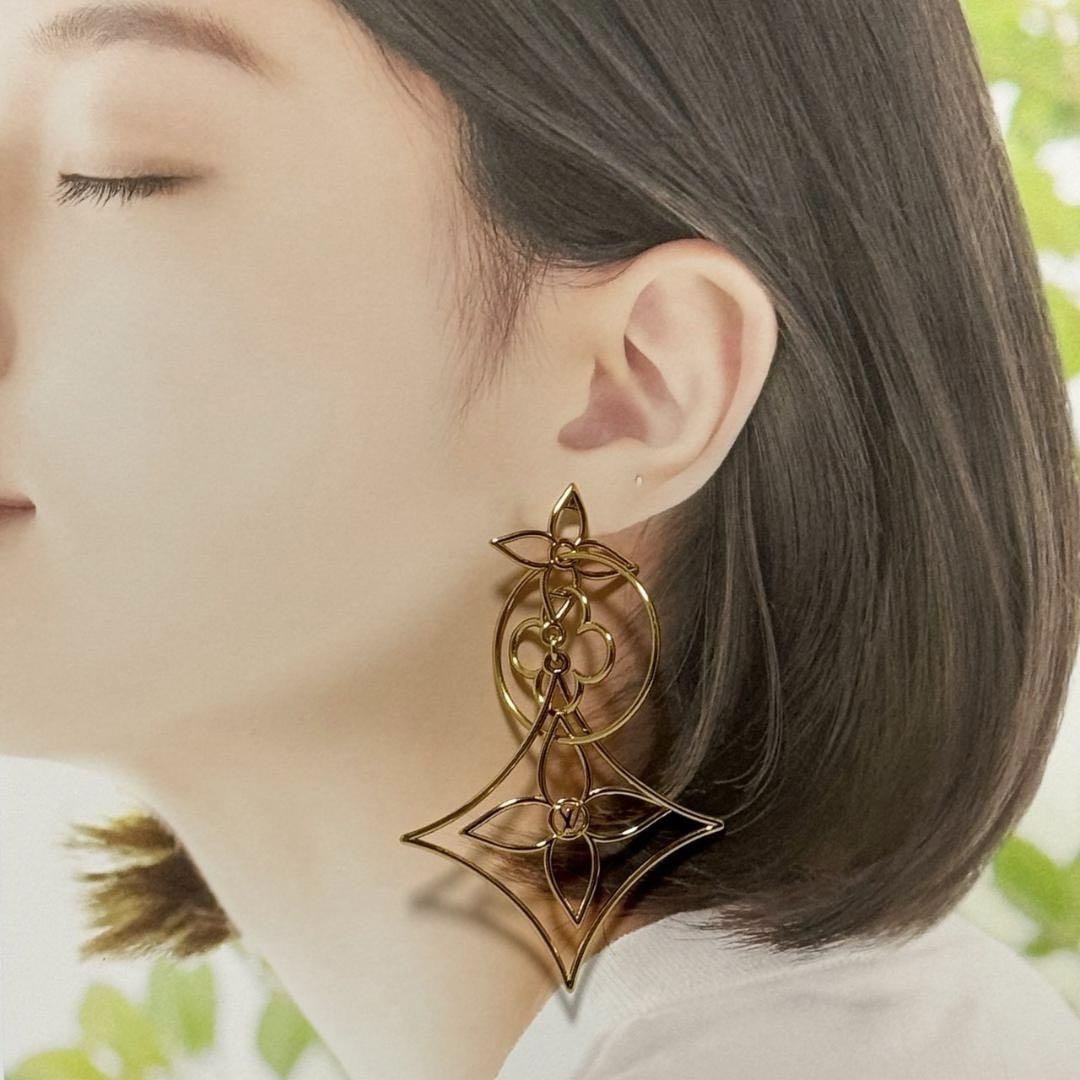 ルイヴィトン ブックル LVロゴ イニシャル 片耳ピアス LOUIS VUITTON ルイヴィトン ピアス ブックル・LVイニシャル