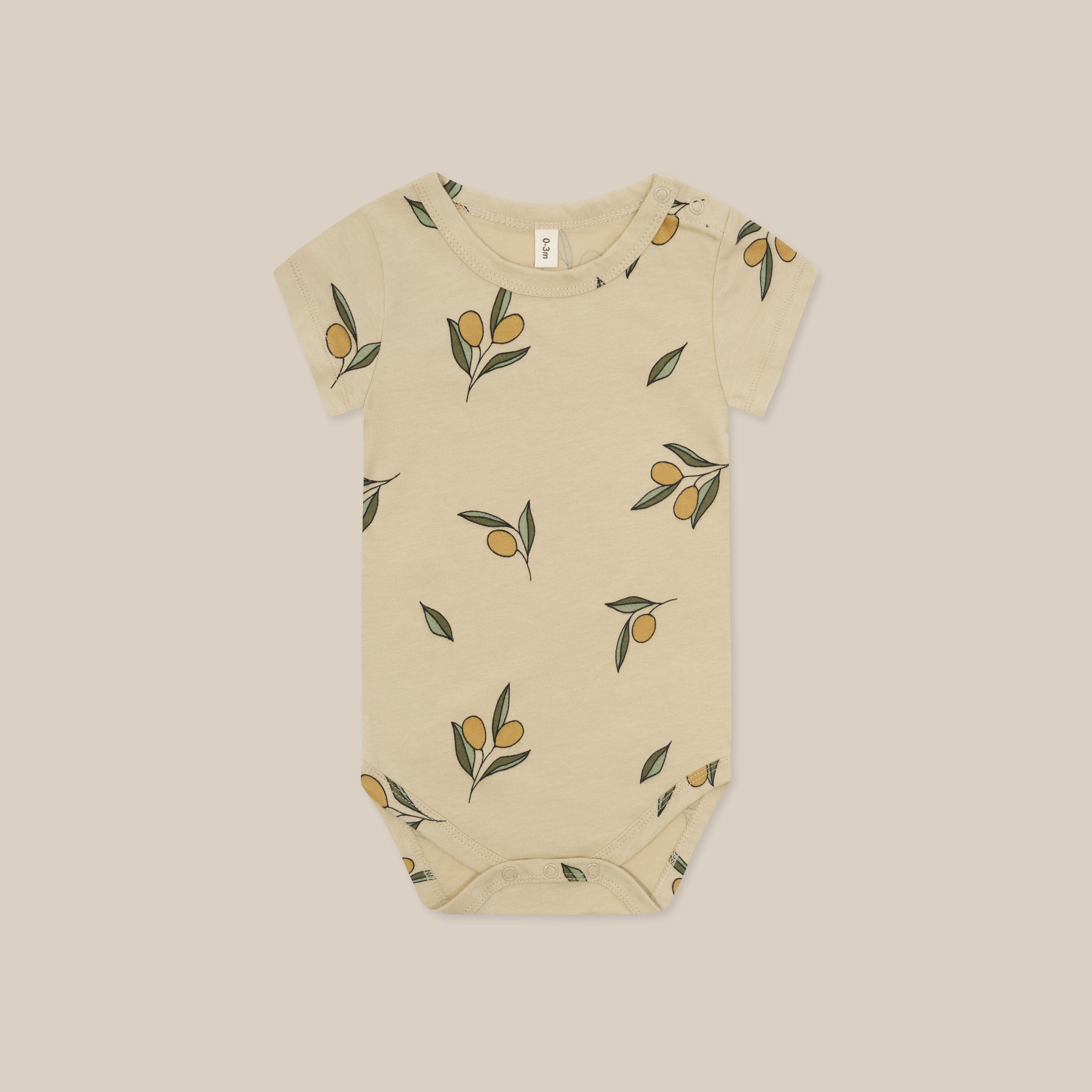 organic zoo】Olive Garden Short Sleeve Bodysuit | RIRIBELL