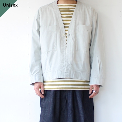 amne　Clerk Blouson / COTTON BERBERRY　（Celadon）