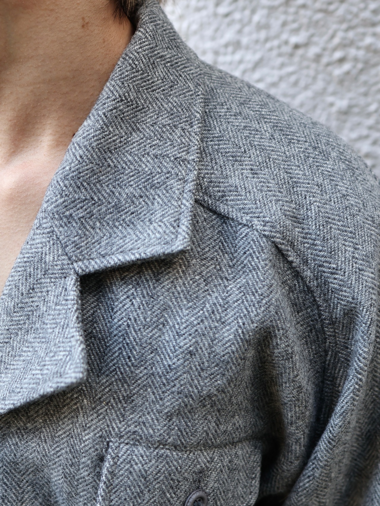 【balenciaga sports】cropped button blouson